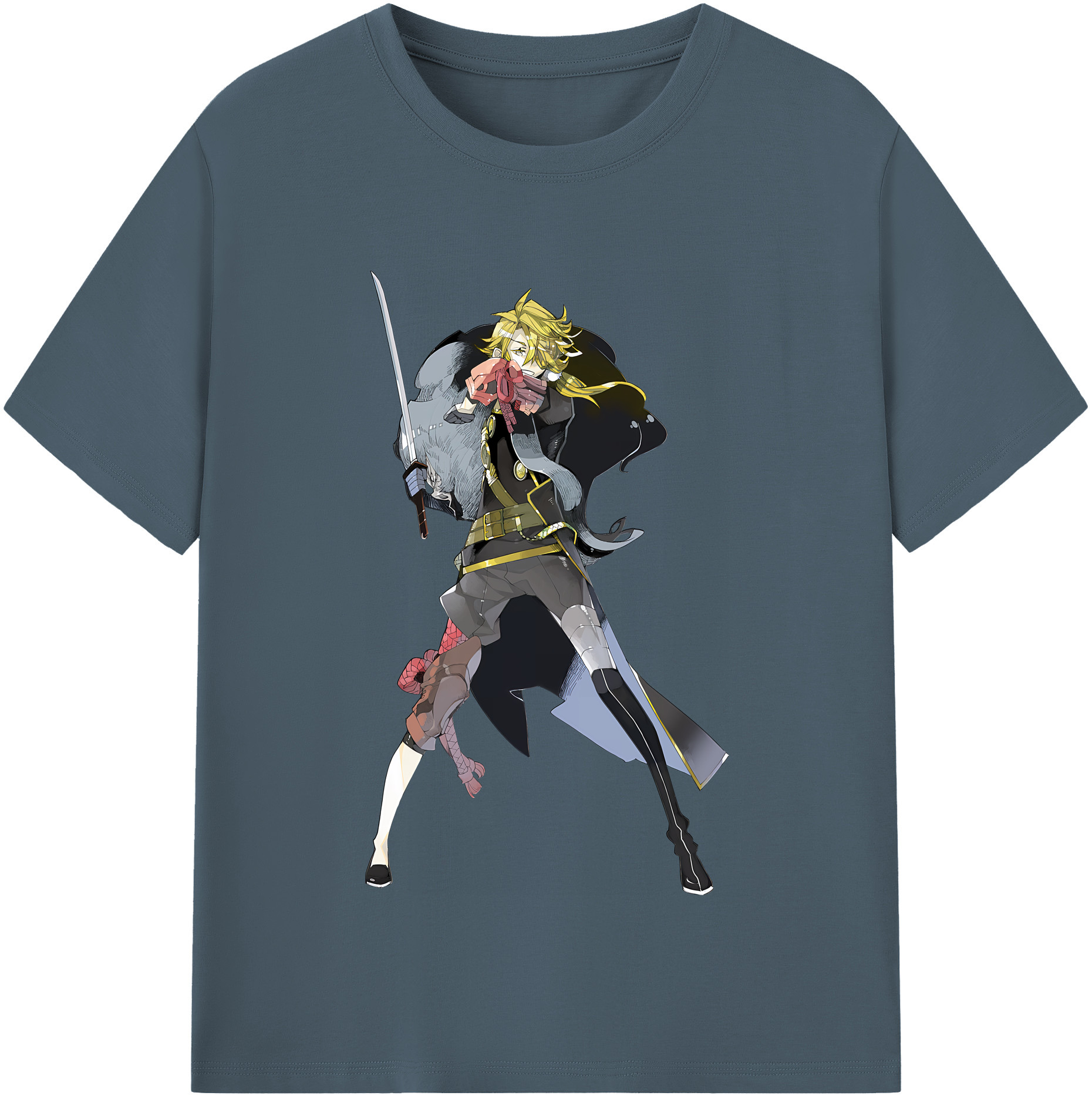 （画像用） 刀剣乱舞 Touken Ranbu 綿100％半袖Tシャツ（フロントプリント）